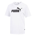 (WMNS) PUMA Logo Printing Round Neck Short Sleeve White 848318-02