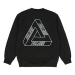 PALACE Outliner Mit Desigher Crew Black Back Triangle Printing Round Neck Unisex P20CS140
