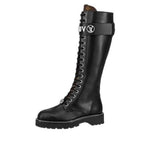 (WMNS) LOUIS VUITTON Territory Flat High Ranger Boots 'Black' 1A9H1K