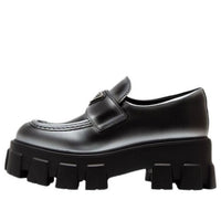 (WMNS) PRADA Monolith Brushed Leather Loafers 'White Spray Black' 1D649M_3LMH_F0I89_F_B055