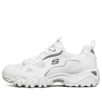 (WMNS) Skechers D Lites 2.0 Silver/White 88888397-WHT