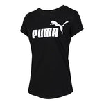 (WMNS) PUMA Sports Gym Printing Short Sleeve Black 581631-01