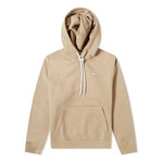 Nike Casual Sports Drawstring Fleece Lined Long Sleeves Khaki CD6393-247