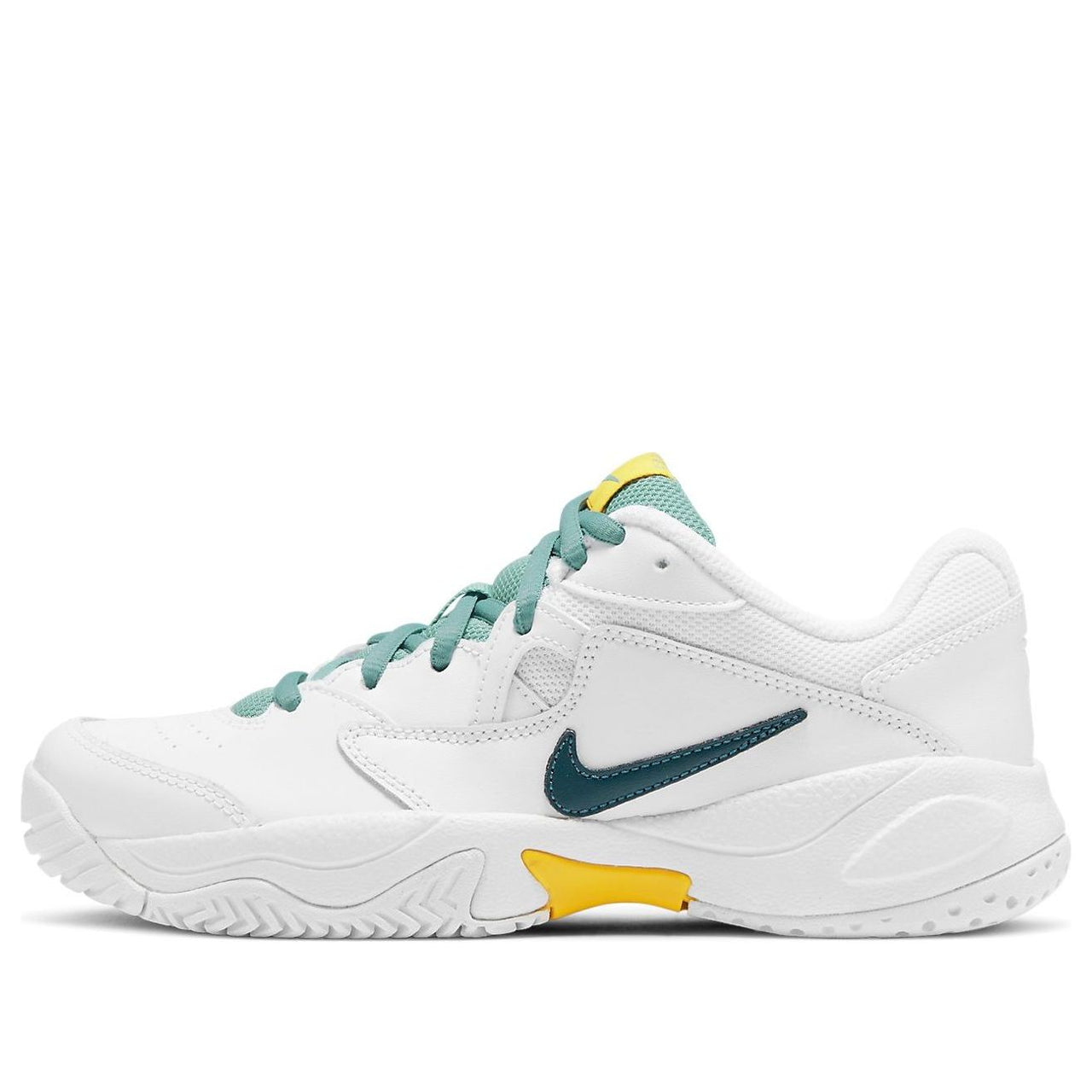(WMNS) Nike Court Lite 2 'White Green Yellow' AR8838-108