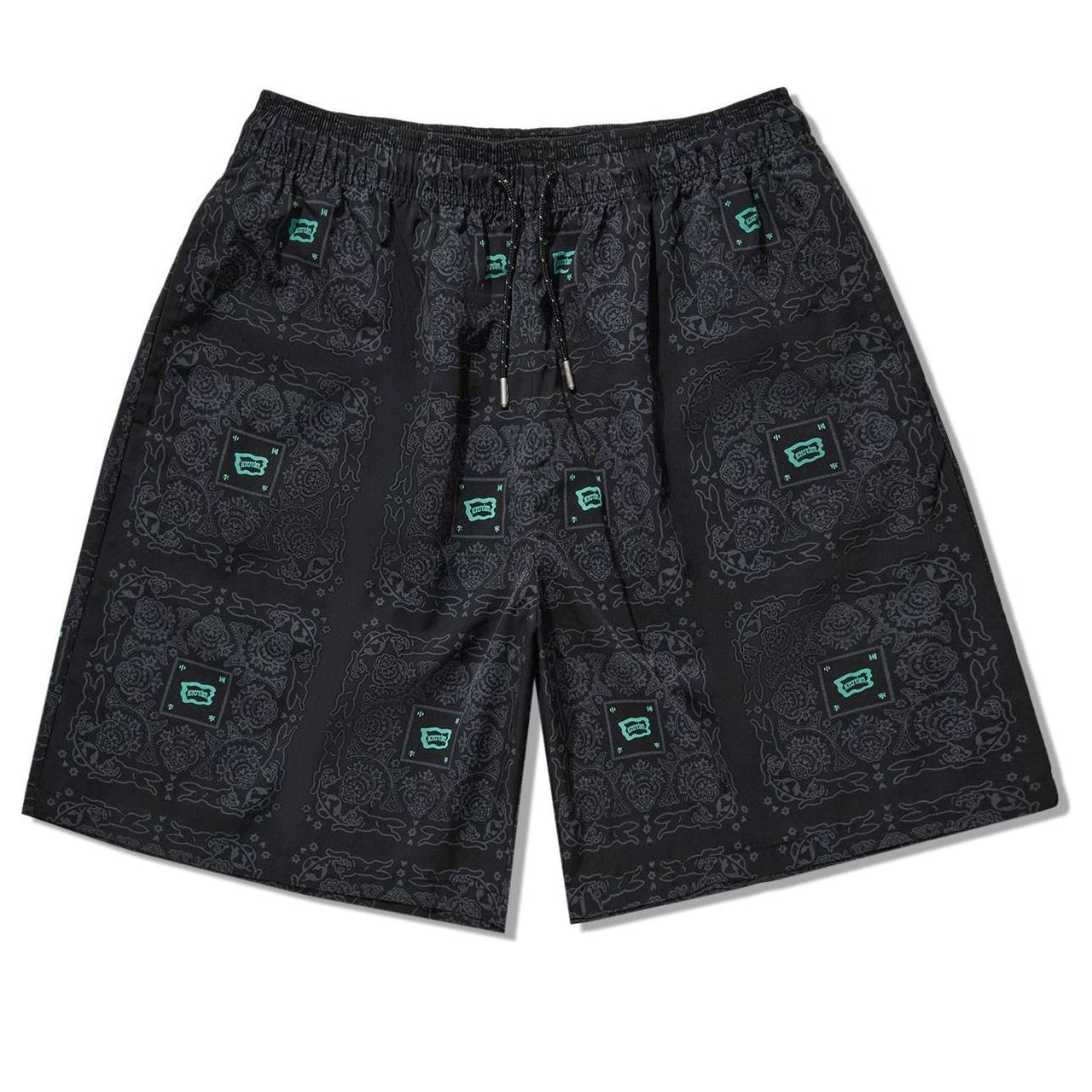 Li-Ning x BBC ICECREAM All-Over Print Shorts 'Black' AKSU793-1