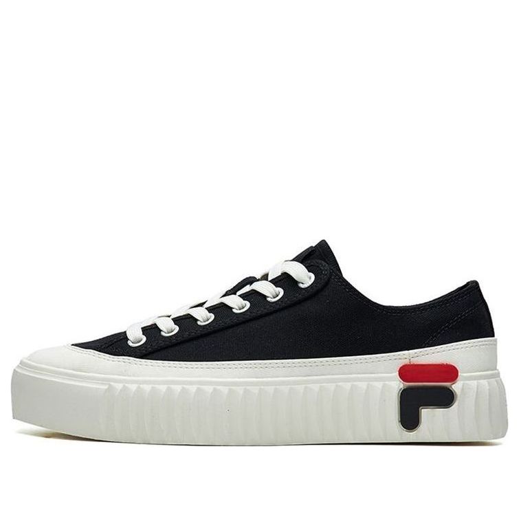 (WMNS) FILA Gear Canvas Shoes 'Black' F12W124342FBK