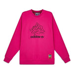 adidas originals Adv Crew Athleisure Casual Sports Round Neck Pullover Pink GV0924