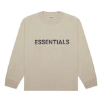 Fear of God Essentials SS20 Boxy Long Sleeve T-Shirt 'Tan' FOG-SS20-409