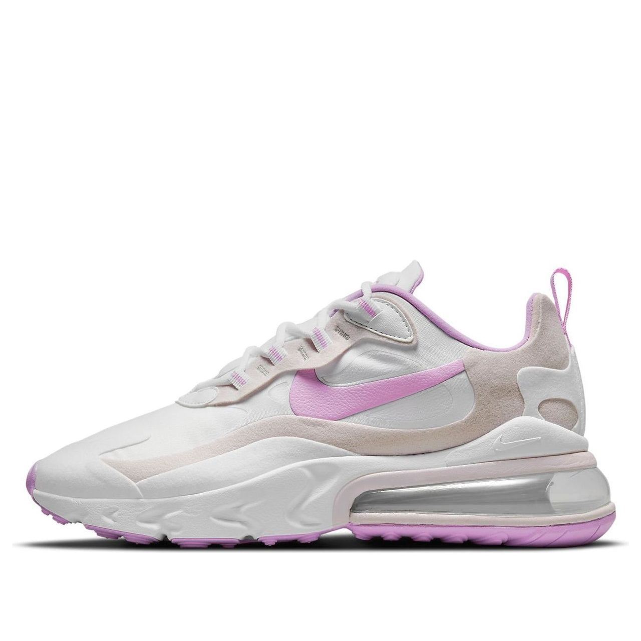 (WMNS) Nike Air Max 270 React 'White Fuchsia Glow Platinum Violet' CZ1609-100