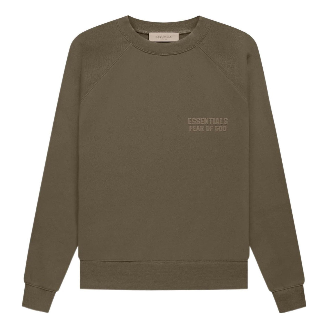 Fear of God Essentials FW22 Crewneck 'Wood' FOG-FW22-407