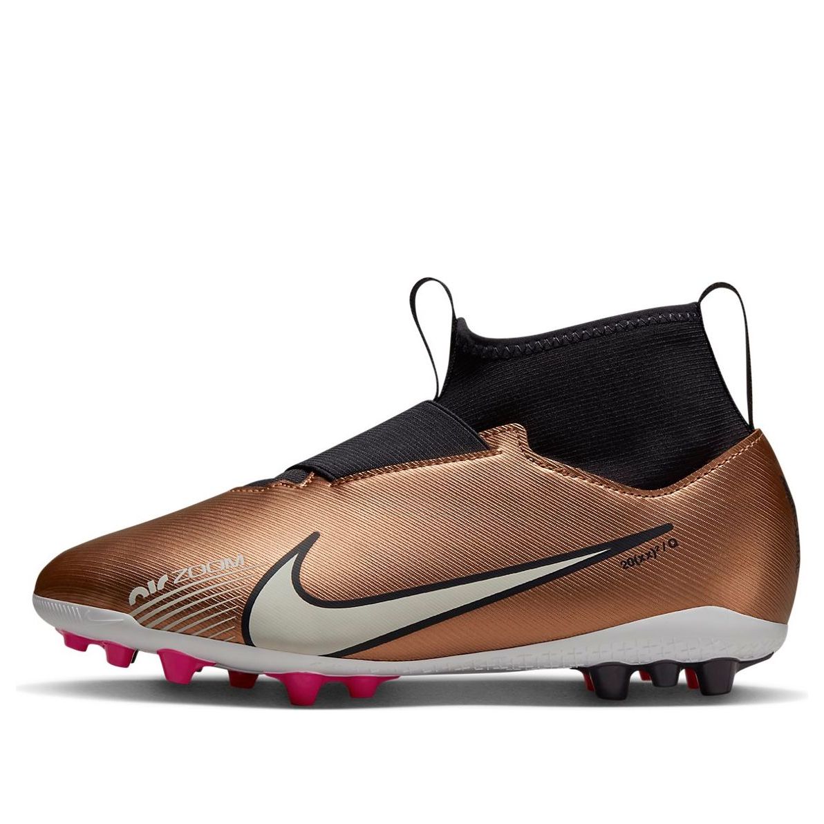 (GS) Nike Jr Mercurial Superfly 9 15 Academy AG 'Bronze Black White' DR6043-810