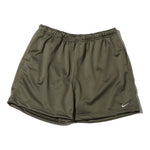 Men's Nike Solid Color Minimalistic Elastic Waistband Logo Medium Olive Shorts DH4658-222