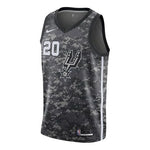 Nike NBA SW 20 San Antonio Spurs Swingman 20 Ginobili Jersey Black AJ4644-010