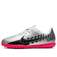 (GS) Nike JR Vapor 13 Club NJR TF Turf 'Black Silver' AT8175-006