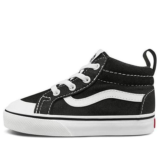 (TD) Vans Racer Mid 'Black White' VN0A38EG1WX