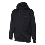 Men's adidas Sports Stylish Hooded Knit Jacket Black DN1420