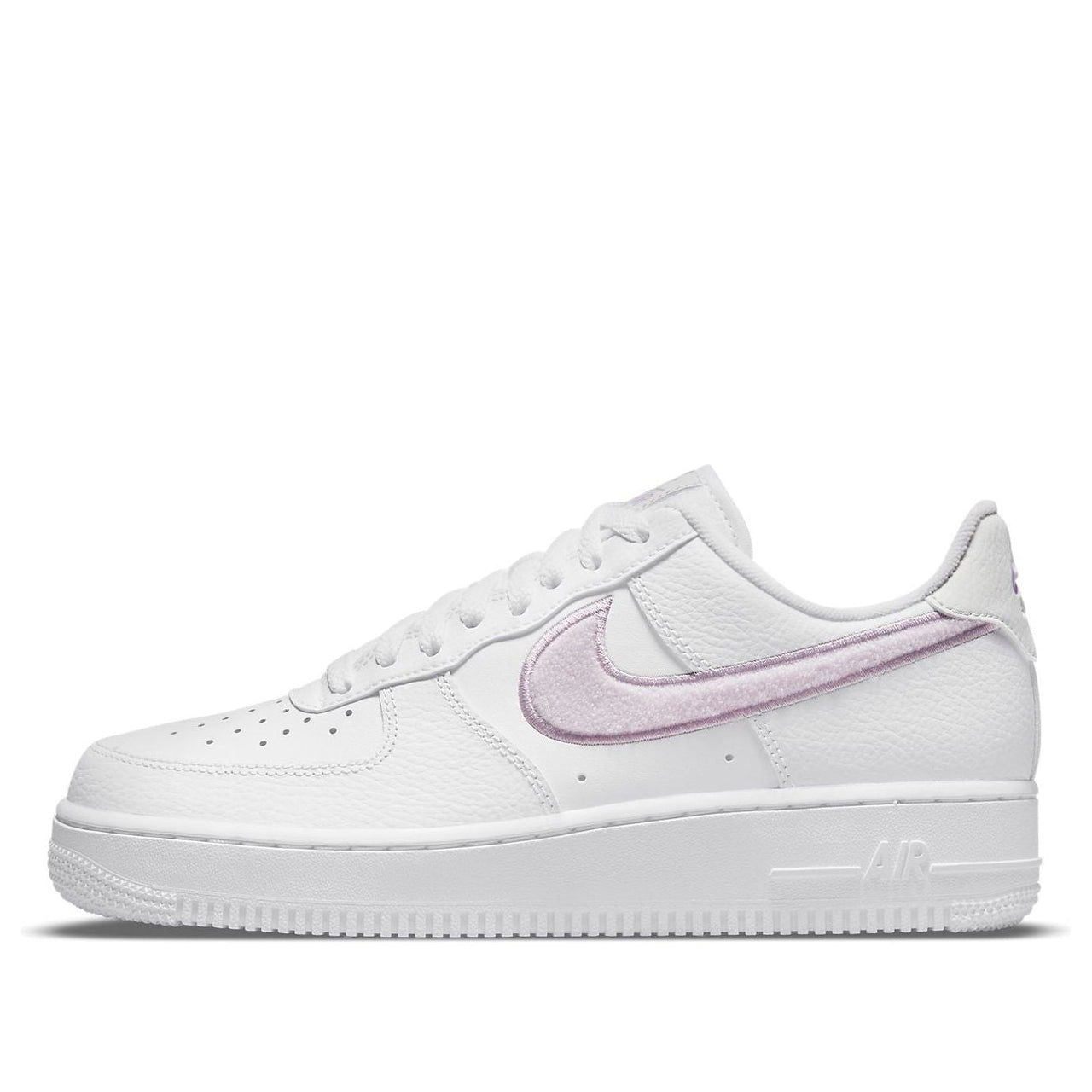 (WMNS) Nike Air Force 1 '07 Essential 'Chenille Swoosh - White Lilac' DN5056-100
