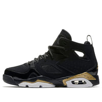 (GS) Air Jordan Flight Club 91 'Black Metallic Gold' 555472-031