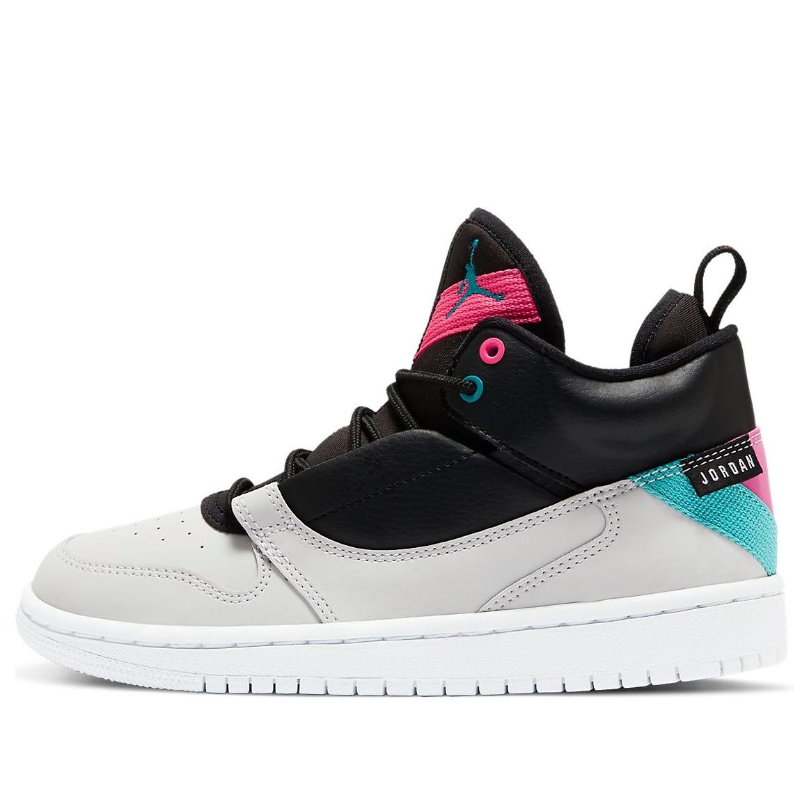 (GS) Air Jordan Fadeaway 'Light Gray Black' AO1331-030