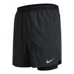 Nike Dri-FIT Solid Color Small Label Breathable Quick Dry Running Training Shorts Black DM4760-010