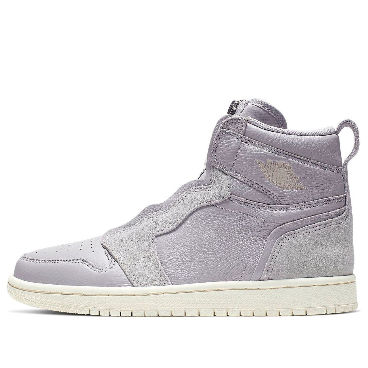 (WMNS) Air Jordan 1 High Zip 'Grey Light Ivory Light Purple' AQ3742-002