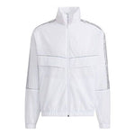 adidas neo Stand Collar Sports Jacket White H59455