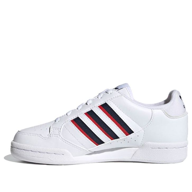 (GS) adidas Continental 80 Stripes J 'White Red Blue' FX6088