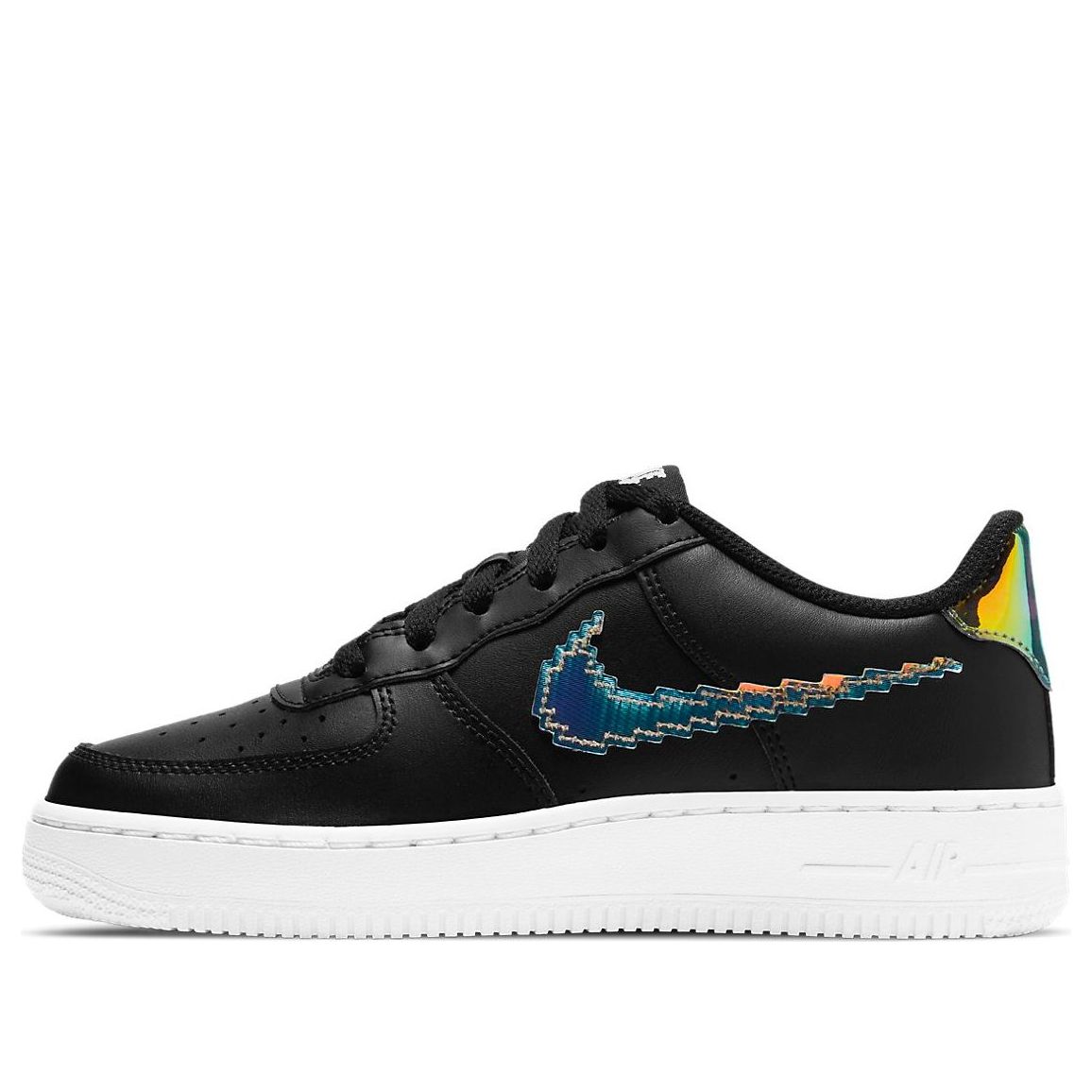 (GS) Nike Air Force 1 LV8 'Digital Swoosh - Black' CW1577-002