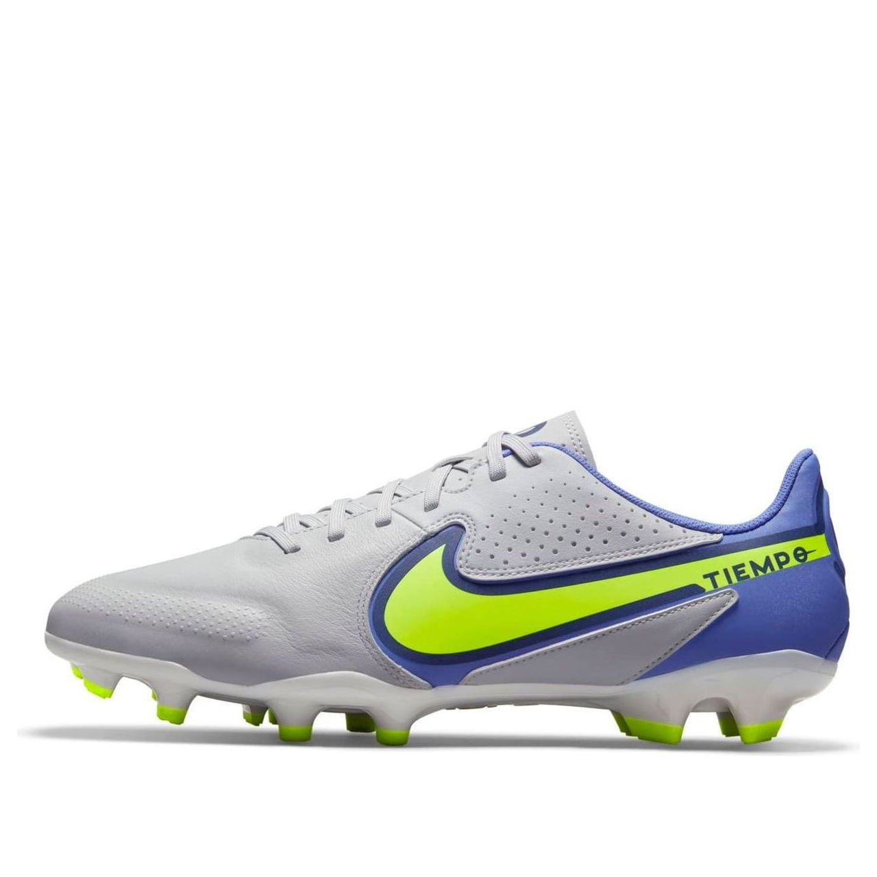 Nike Legend 9 Academy FG 'Grey Fog Sapphire Volt' DA1174-075