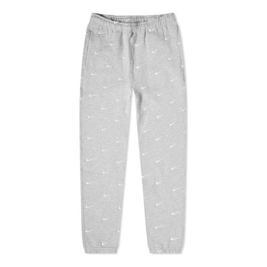 Men's Nike NRG Swoosh Logo Printing Casual Sports Pants/Trousers/Joggers Gray CJ8905-050