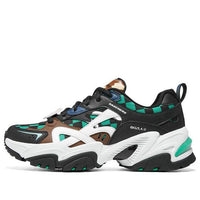 (WMNS) Skechers Stamina V2 'Black Green' 896125-BKMT