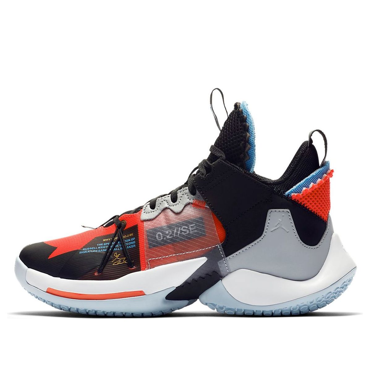 (GS) Air Jordan Why Not Zer0.2 SE 'Red Orbit Black' CK0494-600