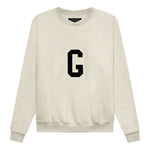 Fear of God G Crewneck Sweatshirt 'Cream Heather' FG50-054OFL-101