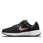 (GS) Nike Revolution 6 FlyEase 'Black Metallic Red Bronze' DD1113-005