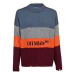 Off-White Multi-color Stripe Sweater Men Multi-color OMHE016F19E370281910