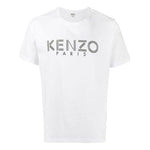 KENZO Cotton logo Printing Short Sleeve T-Shirt 'White Black' F005TS0924SG-01