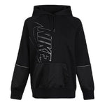 (WMNS) AS W Nike Sportswear ICN CLSH HOODY FLC OS Black DC0653-010