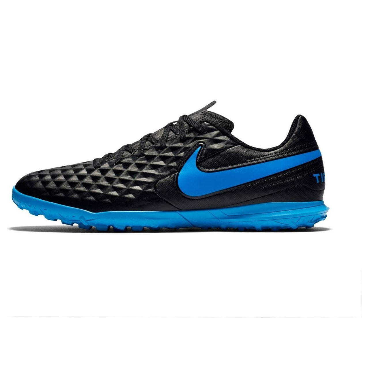 Nike Legend 8 CLUB TF Turf Soccer Shoes Black/Blue AT6109-004