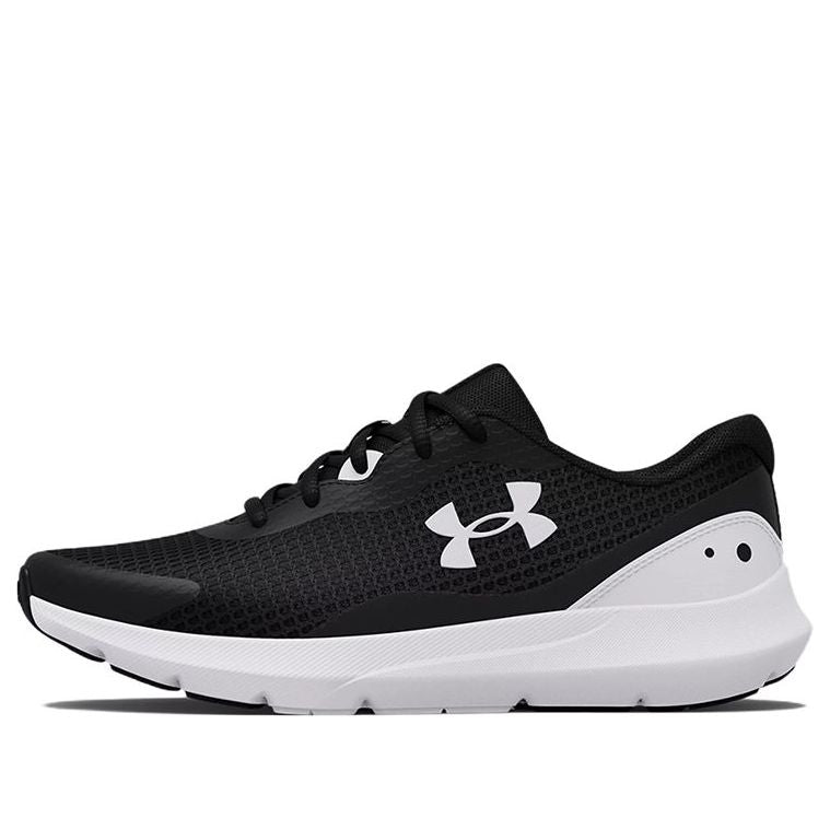 (WMNS) Under Armour Surge 3 'Black White' 3024894-001
