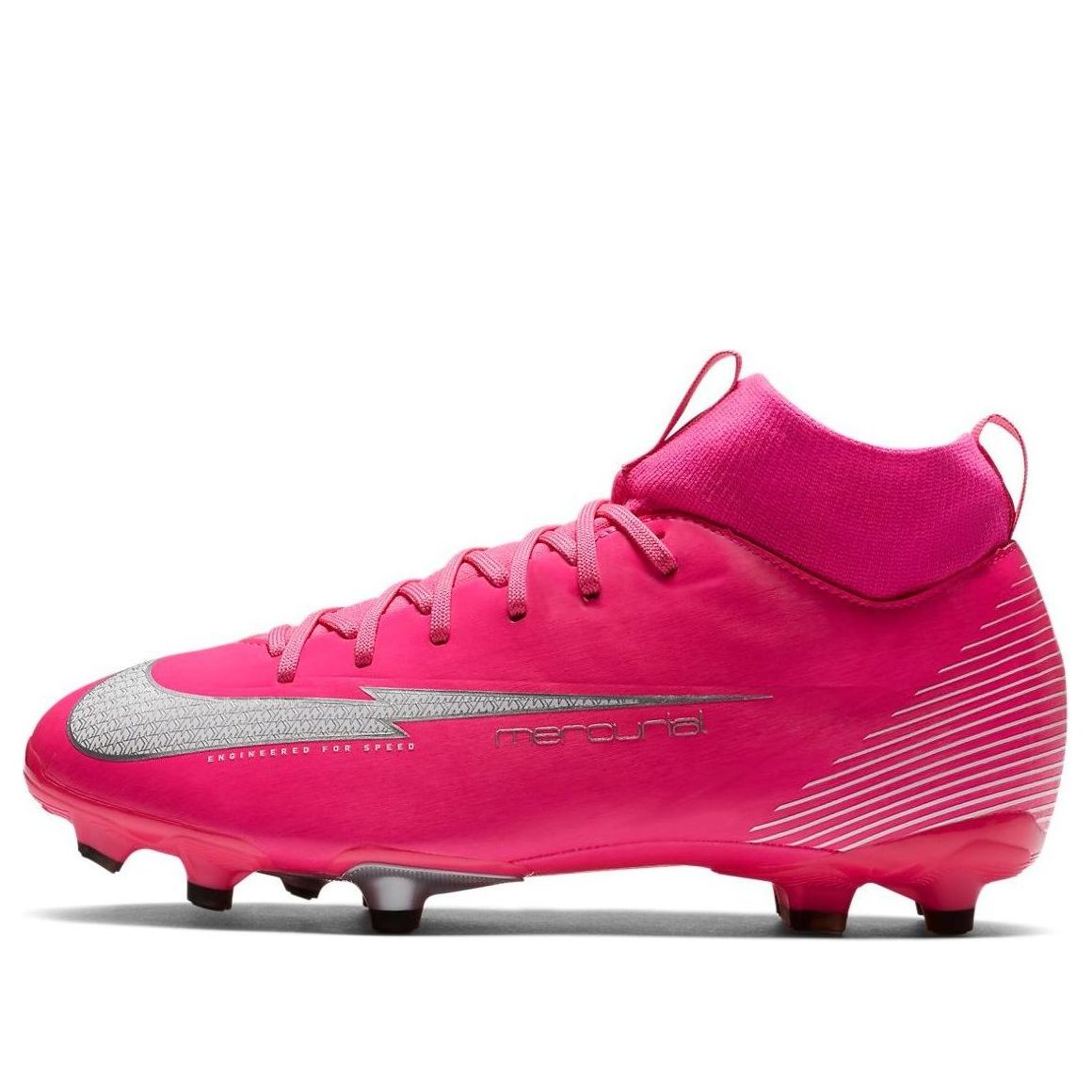 (GS) Nike Mercurial Superfly 7 Academy MG 'Pinkred Black Gray' DB5609-611