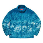 Supreme SS19 Wolf Fleece Jacket Blue Totem polar fleece Unisex SUP-SS19-450