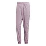 Men's adidas originals Solid Color Stripe Logo Straight Bundle Feet Sports Pants/Trousers/Joggers Pink ED6099