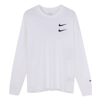 Nike Tee White Men's Long-Sleeve Nike Sportswear Swoosh CK2260-100