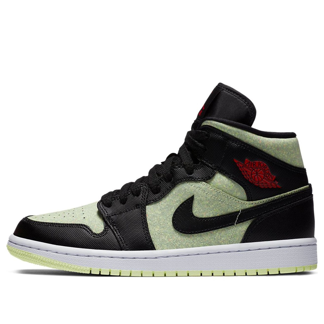 (WMNS) Air Jordan 1 Mid SE 'Black Barely Volt' CV5276-003