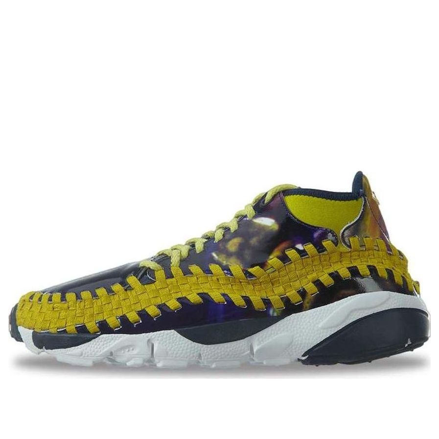 Nike Air Footscape Woven Chukka YOTH QS 'Light Midnight Bright Citron' 649790-400