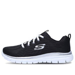 (WMNS) Skechers Graceful GS Black 12615-BKW