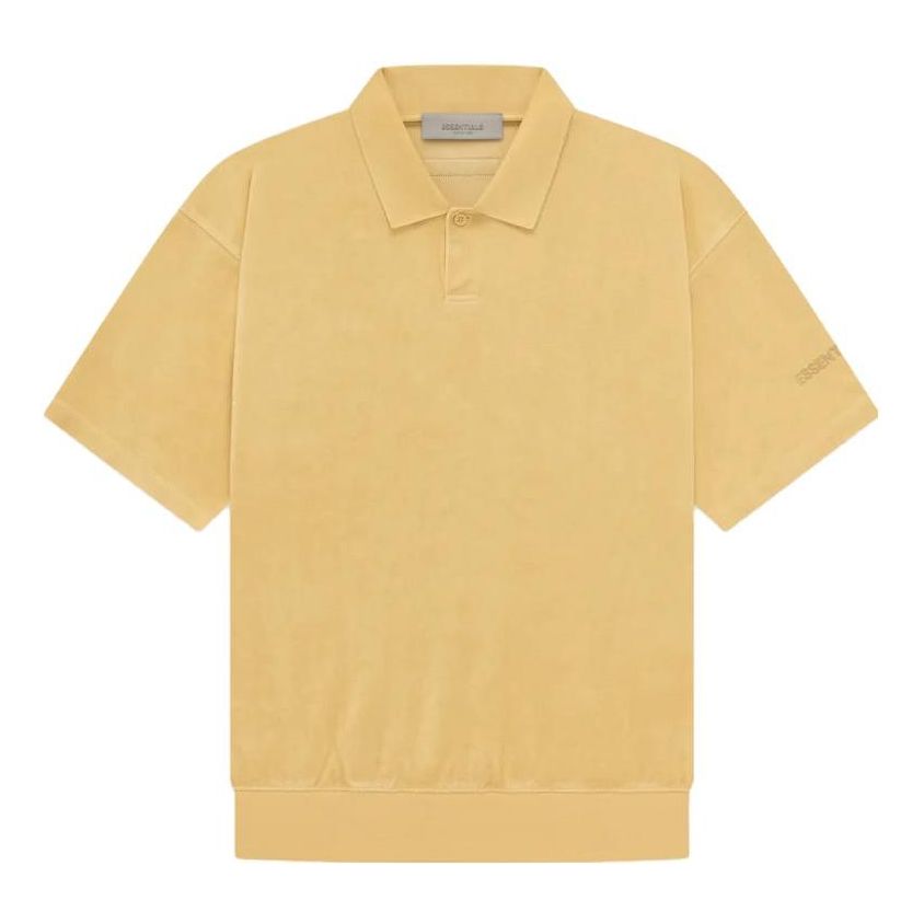 Fear of God Essentials SS23 Polo Shirt 'Light Tuscan' 125BT224052F
