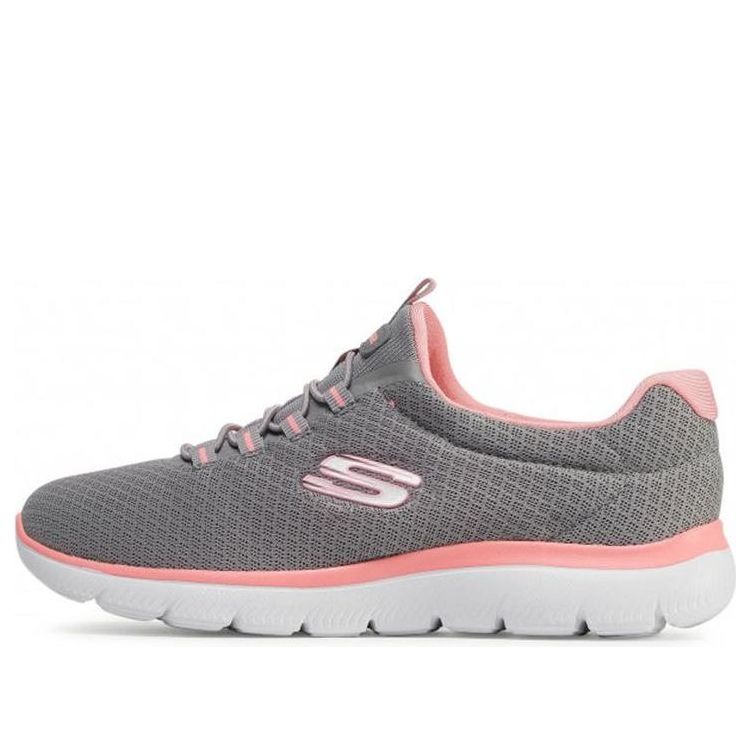 (WMNS) Skechers Summits 'Grey Pink' 12980-GYPK