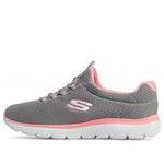 (WMNS) Skechers Summits 'Grey Pink' 12980-GYPK