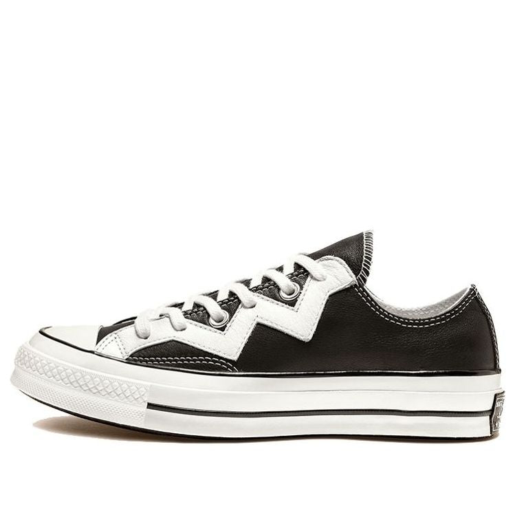 (WMNS) Converse Chuck 1970s Mission-V Low Top White Jagged Stripe 'Black White' 565368C